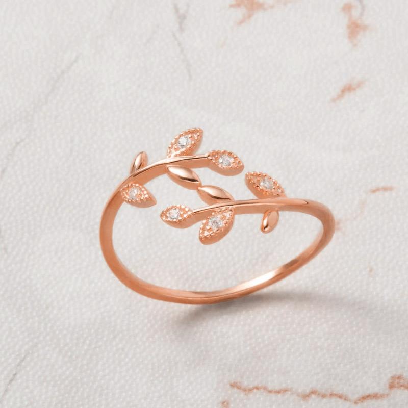Bague feuille