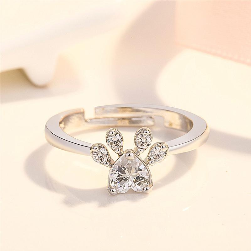 Bague empreinte de chat