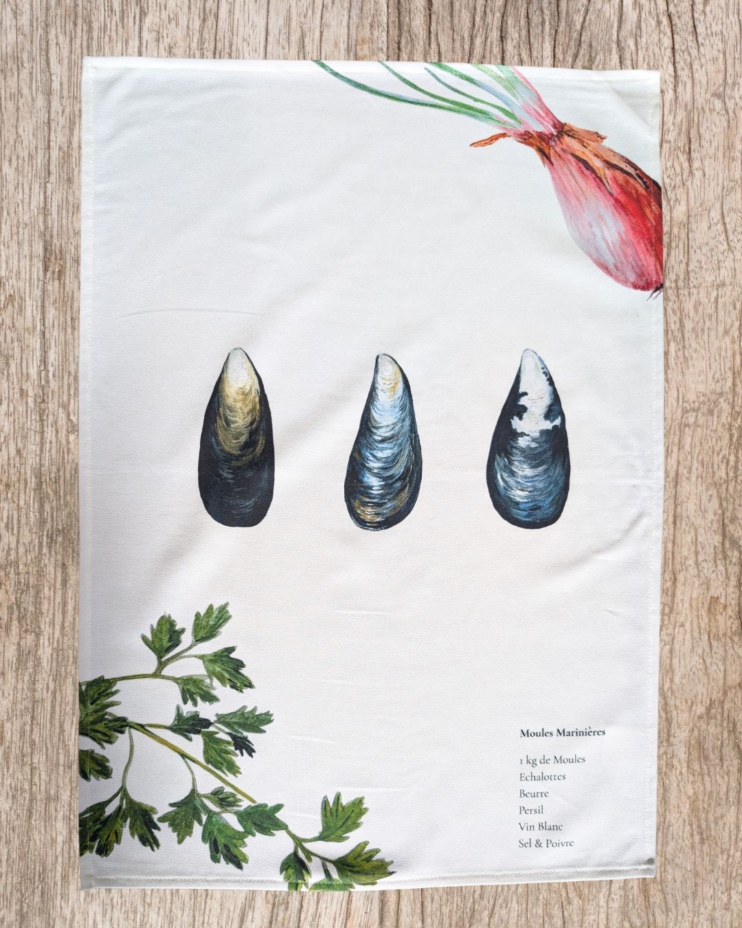 Trapo de cocina 100% algodón: Mejillones a la marinera