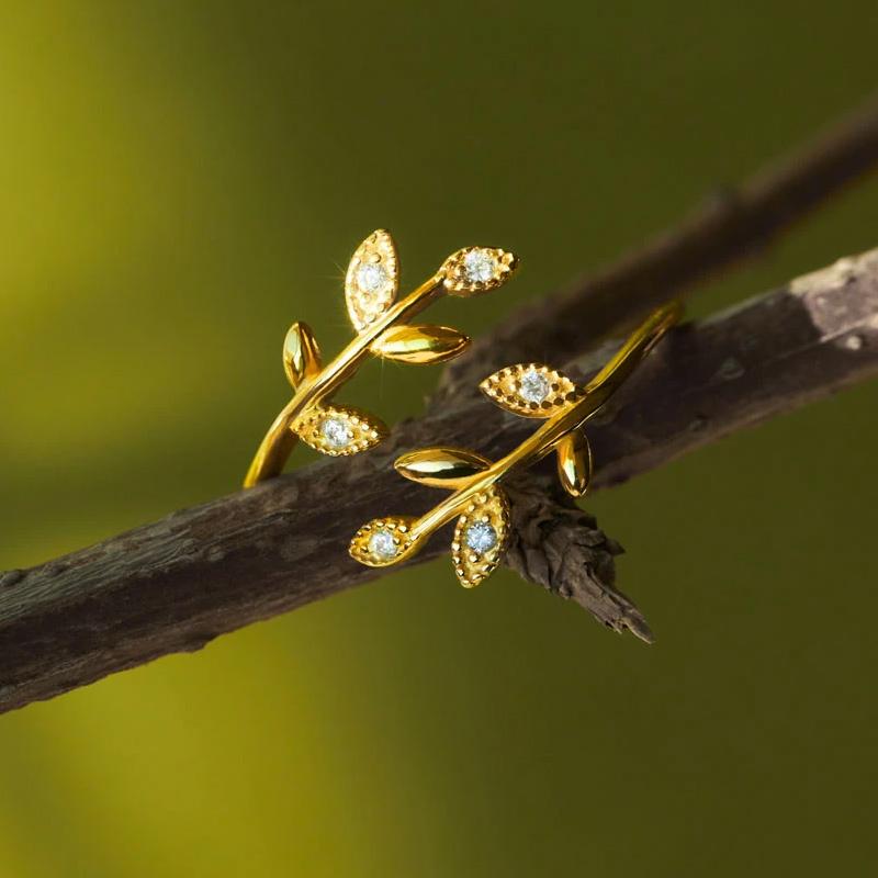 Bague feuille