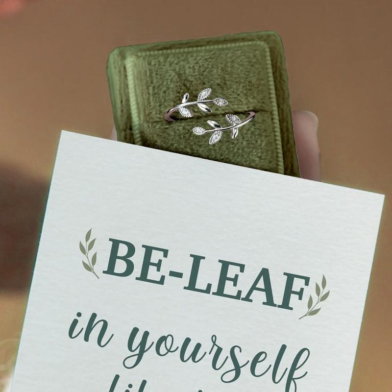 Bague feuille