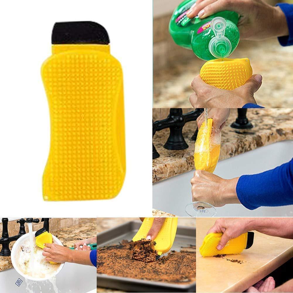 Brosse silicone 3-en-1