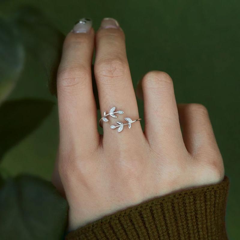 Bague feuille