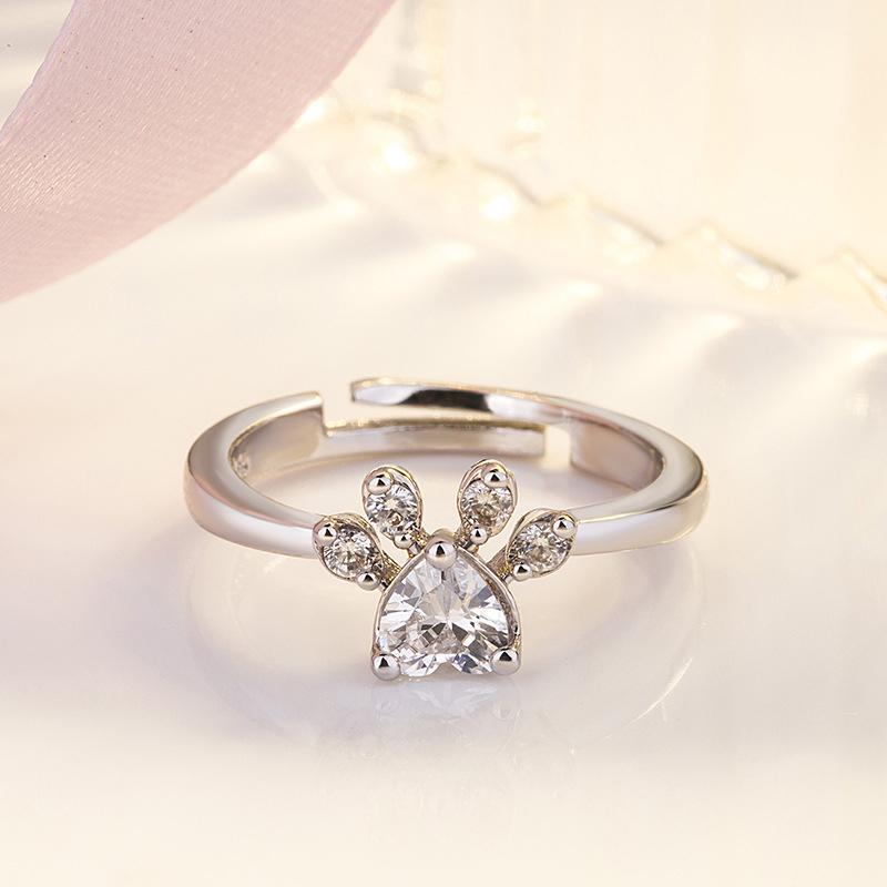 Bague empreinte de chat