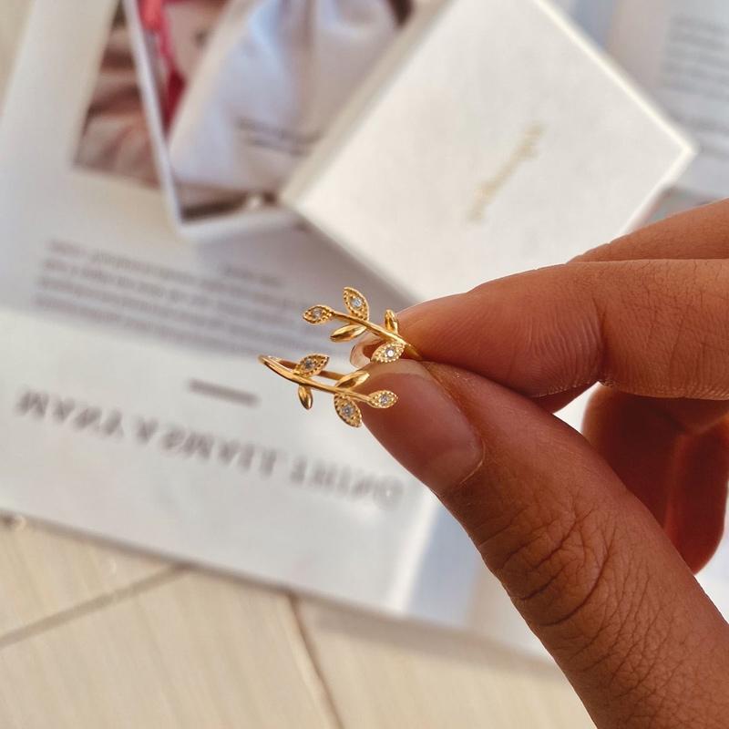 Bague feuille