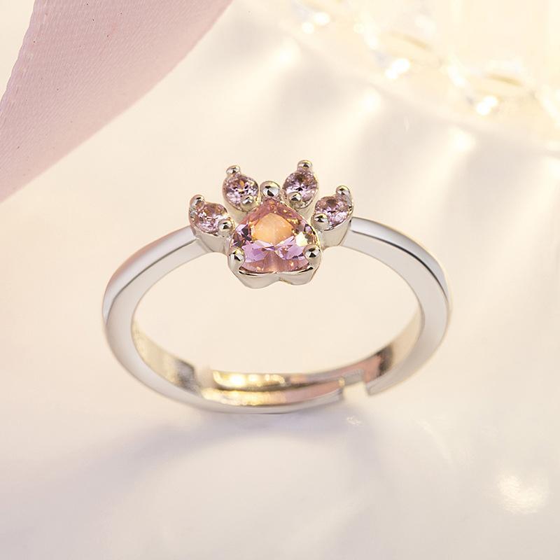 Bague empreinte de chat