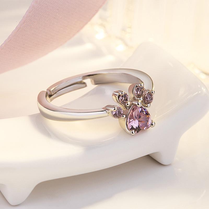 Bague empreinte de chat
