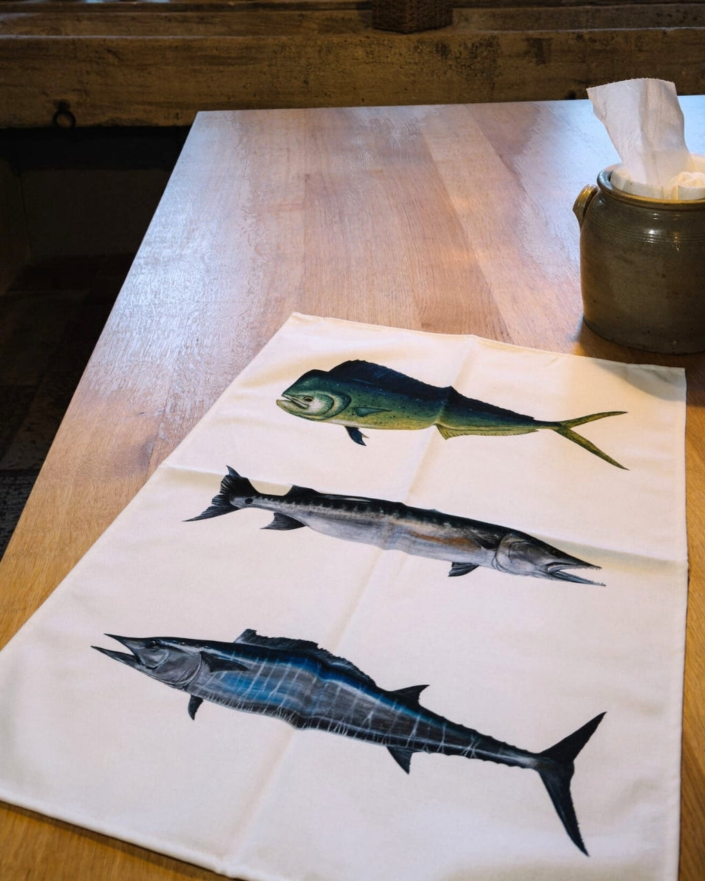 Paño de cocina 100% algodón: Peces Exóticos