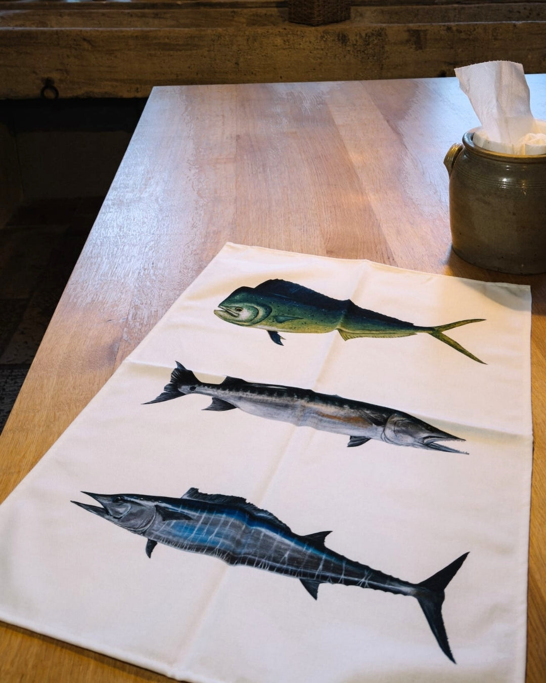 Paño de cocina 100% algodón: Peces Exóticos