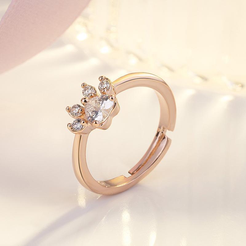Bague empreinte de chat