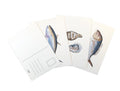 Lot de 15 cartes postales: La vie aquatique sur papier d'art